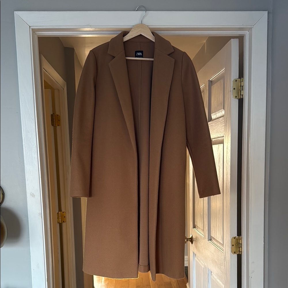 Zara Camel Color Trench Coat